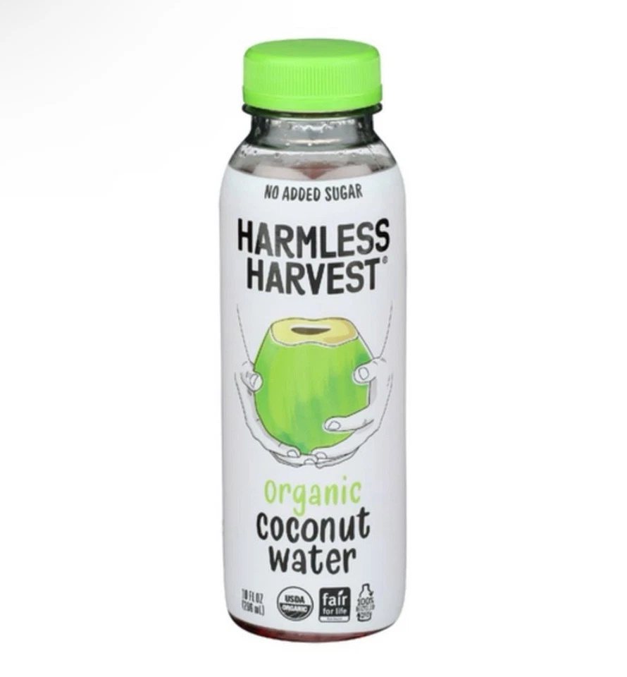Agua de coco orgánica Harvest Harvest sin azúcar agregada 10 oz (paquete de 12) Foto 1 de 1