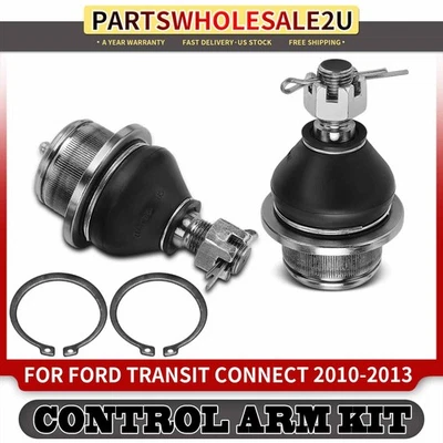 2x Front Lower Ball Joint for Ford Transit Connect 2010 2011 2012-2013 2T1Z3468A - Image 1 of 4