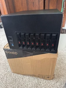 Boîtier NAS AUDHEID K7 8 Baies, Boîtiers Ordinateur Compatible Micro-ATX Mini-ITX - Photo 1/4