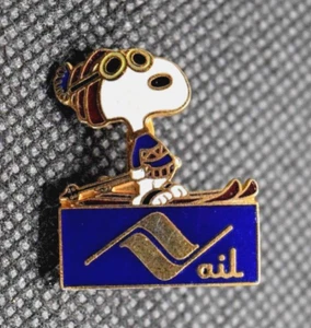 Vail Ski Resort Colorado Snoopy Skifahren Ski Pin - Bild 1 von 3