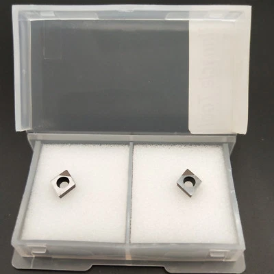 Insertos de diamante CCGT060204 CBN INSERTOS DE CARBURO 4 piezas para procesamiento de acero Foto 1 de 4