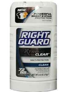 RIGHT GUARD XTREME CLEAR FRESH 72HR DEODORANT ANTI-PERSPIRANT FREE SHIPPING USA