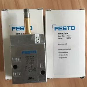 one brand new festo MOFH-3-1/8 7877 solenoid valve ship DHL - Picture 1 of 3