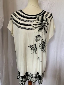Women Blouse Shirt Summer Ladies Casual Beach Boho Sun Cover Up - Picture 1 of 4