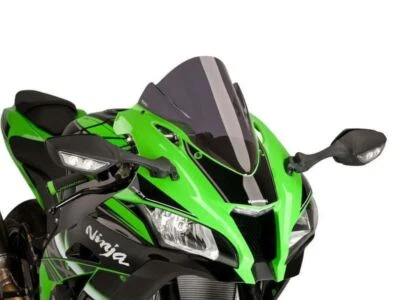 Puig Dark Smoke Z-Racing Screen Kawasaki ZX-10R Ninja Performance 2016-2018 — 第 1/2 张图片