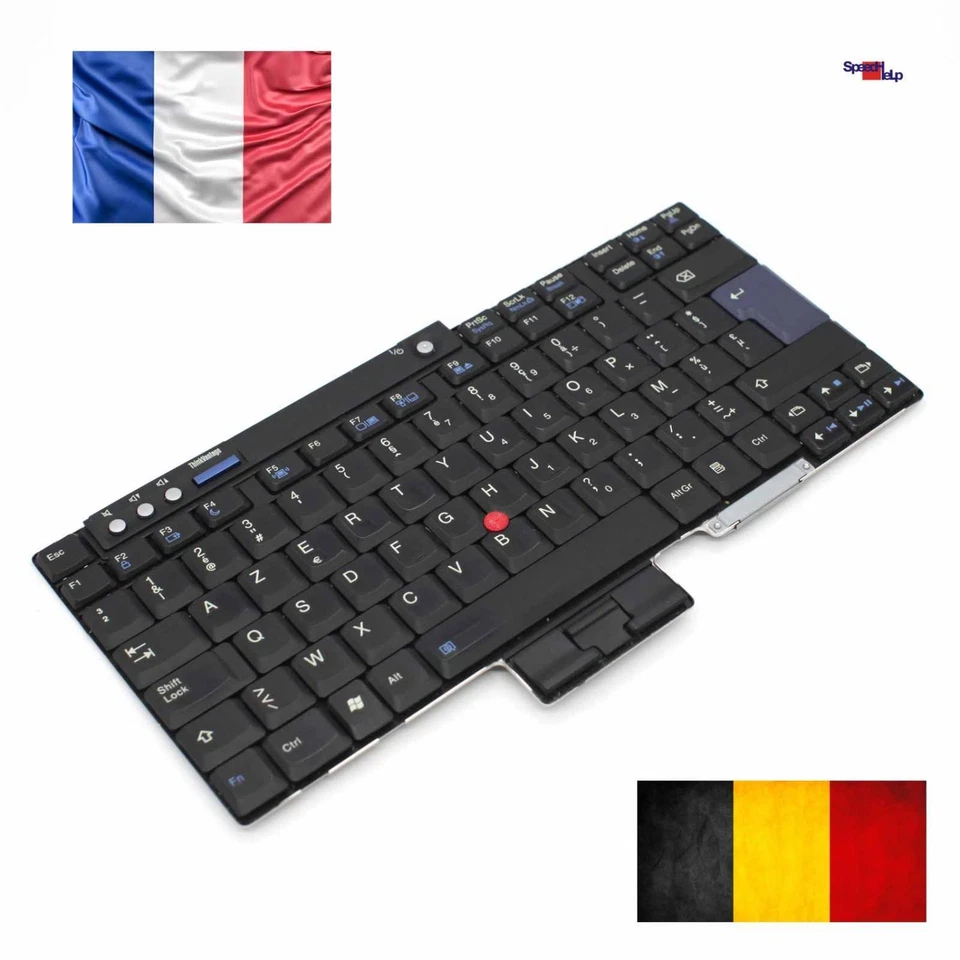 IBM Lenovo Thinkpad T61 T61P 42T3113 Keyboard Laptop 42T3147 French Keyboard - Image 1 of 4