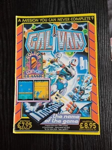 "PÓSTER DE JUEGO ANUNCIO DE JUEGO GALIVAN SPECTRUM Amstrad arte 8.2x11.7" - Imagen 1 de 1