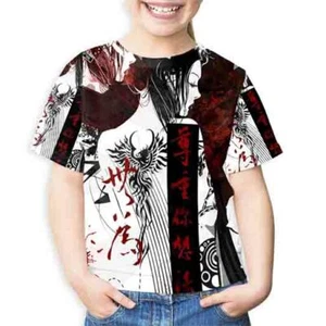 Japanese Geisha Design Tshirt Kids [Unisex] - Picture 1 of 3