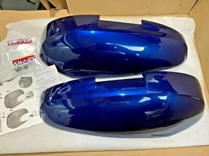NOS Genuine SHAD SH43L Left & Right Side Box Case Cover D1B43E01 Blue - Picture 1 of 5