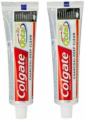 Pack of 2 X Colgate Total Charcoal Toothpaste 120gm + Free Shipp - Image 1 of 3