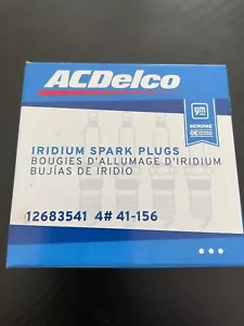 NEW GENUINE GM ACDelco Iridium Spark Plugs 41-156 Set Of 4 - Picture 1 of 1