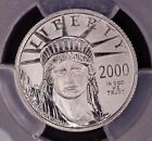 2000 dalle fine 25 $ 1/4 oz American Platinum Eagle 0,9995 pièce PCGS MS67 OU MS68