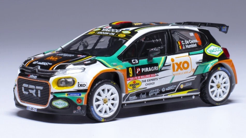 Modellino auto scala 1:43 Ixo CITROEN C3 RALLY WALLONIEN 2024 DE CECCO HUMBLET - Immagine 1 di 1