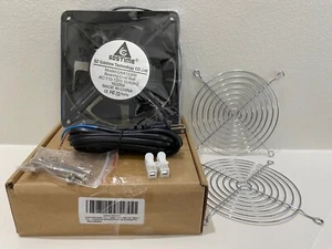 12038 DC 24V Ventilador de refrigeración Caja de flujo axial 120mm x 38mm 2pin 12cm silencioso G24 - Imagen 1 de 3
