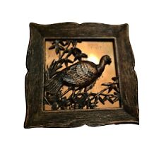 Vintage 1963 Coppercraft Game Bird Wall Hangings Pheasant Duck Quail set of 3