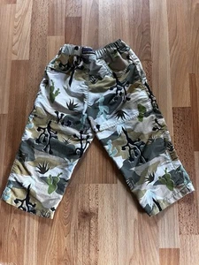 Patagonia Kids Camo Print Pants - Green, Brown, Black, Size: 2T - Picture 1 of 3