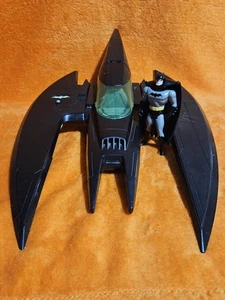 Vintage 1991 DC Batman Animated Series 19" Batwing Batplane & Figure By Hasbro!! - Picture 1 of 16