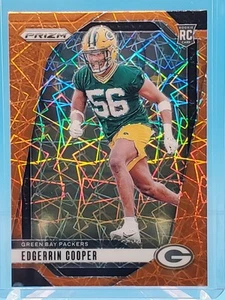 2024 Panini Prizm - Edgerrin Cooper (RC) #331 Orange Lazer Prizm - Picture 1 of 2