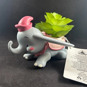 DISNEY DUMBO JERROD MARUYAMA ELEFANTE VOLADOR IMITACIÓN SUCULENTA MACETA DECORACIÓN NUEVA CON ETIQUETAS - Imagen 1 de 10