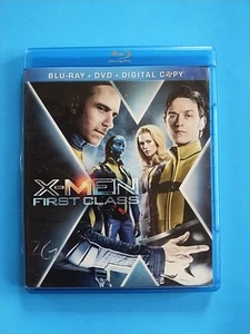 X-Men: First Class (Three-Disc Blu-ray/DVD Combo ) With Case ! - Picture 1 of 4