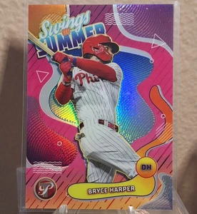2024 Topps Pristine #SS-8 Bryce Harper - Swings Of Summer  SSP PHILLIES 🔥 - Picture 1 of 2