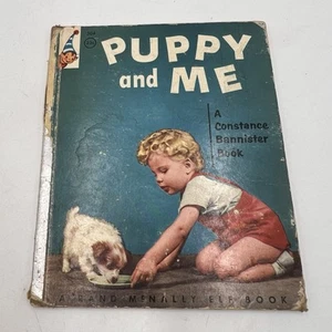 Vintage Puppy And Me A Constance Bannister Book A Rand McNally Elf Book 1955 - Picture 1 of 12