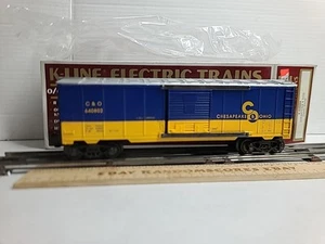 K-Line O-27 Gauge K-640802 Chesapeake & Ohio C&O Classic BoxCar Ex/Box - Picture 1 of 12