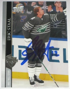 ERIC STAAL SIGNED 20-21 UPPER DECK EXTENDED NHL ALL-STAR WILD CARD AUTOGRAPH!! - Picture 1 of 1