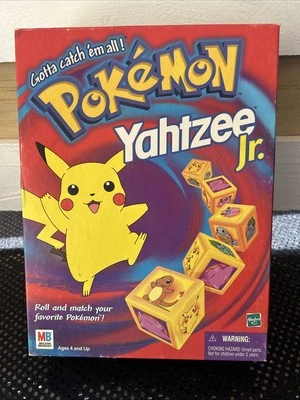 1999 Yahtzee Jr Pokemon Board Game Missing 1 Tile Piece - Image 1 of 4