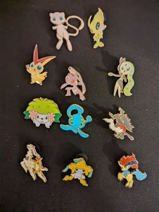 Pokémon 20th Anniversary Generations Mythical Pin Collection Complete Set Of 11 - Picture 1 of 2