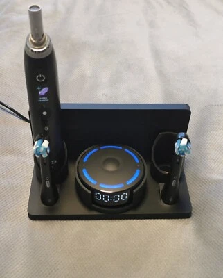 Stand Mount Fits For Oral B IO 10 Double Set Black Center - Image 1 of 4