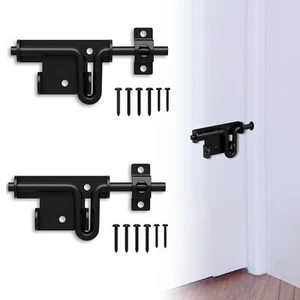 6.4 Inch Heavy Duty Slide Bolt Latch Bi-Directional Gate Latch with Protectiv... - Picture 1 of 8
