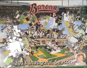 Jigsaw Puzzle 2013 Birmingham Barons Regions Field Southern League Baseball - Picture 1 of 3