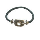 Brighton Color Clique Bracelet & Seven Seas  Ornament- silver-dark green-crystal