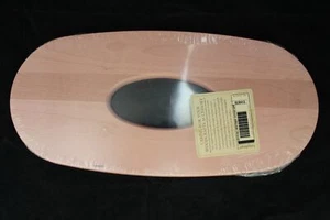 Longaberger Soft Pink Scalloped Boutique Basket Wood Tissue Lid #5038412 - NEW - Picture 1 of 4