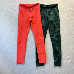 Old Navy Active Leggings 2-Pack Powersoft Athletic Gym Pockets L (10-12) - Picture 1 of 21