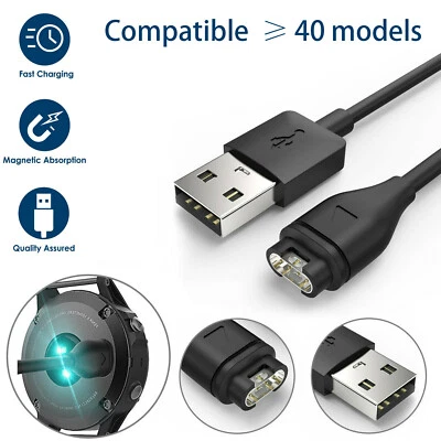 CALARACA USB Charger Charging Cable for Garmin Venu3 3S/Instinct 2x/Vivoactive 5/EPIX Pro