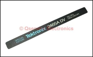 Tektronix Handle Model Sticker For Tektronix 2465ADV Series Oscilloscopes - Picture 1 of 1