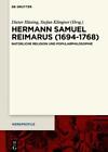 Dieter Huning Hermann Samuel Reimarus 16941768 Relie Werkprofile