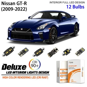 Kit de luces interiores LED para Nissan GT-R 2009-2022 bombillas LED blancas actualización - Imagen 1 de 9