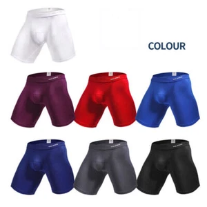 Herren Kompressions Boxershorts Sportslips Hautenge Passform Gym Pants Base Layers - Bild 1 von 14