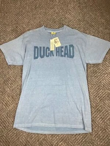 Vintag Duck Head Graphic T Shirt Mens Large Blue Short Sleeve Adult NWT - Picture 1 of 11