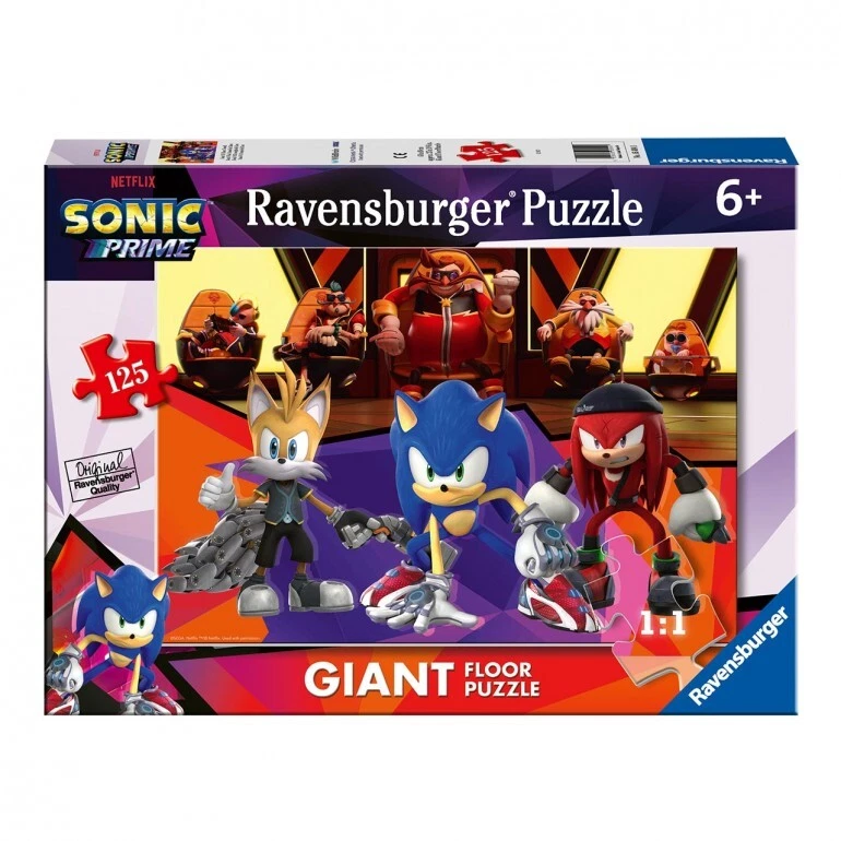 RAVENSBURGER - Puzzle gigante da 125 pezzi di Sonic Prime -  - RAV056941 - Immagine 1 di 1