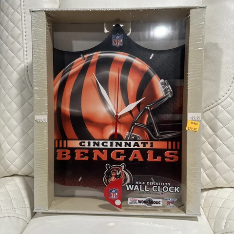 Vintage, Cincinnati Bengals WinCraft High Definition Wall Clock Cover