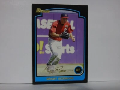 2003 BOWMAN DRAFT PICKS GOLD THICK CARD - GRADY SIZEMORE #BDP157 CLEVELAND - Image 1 of 2