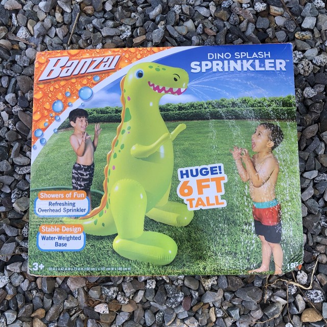 Spray Dino Outdoor Yard Jogos Brinquedos Água Espirrar Dinossauro