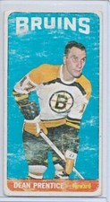 Dean Prentice Boston Bruins 1964-65 Topps Tall Boys Base #19