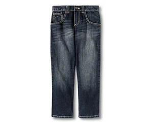 Wrangler Boys Relaxed Straight Leg Adjust To Fit Waistband NWT - Picture 1 of 18