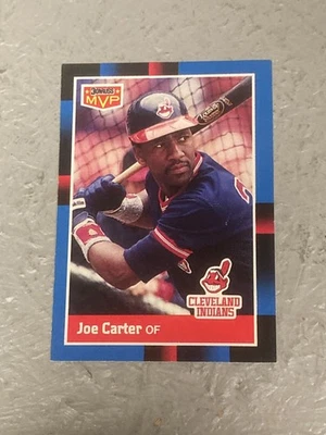 JOE CARTER 1988 DONRUSS CLEVELAND INDIANS CARD #BC-9 - Image 1 of 2