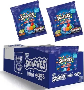 SMARTIES Mini Eggs Pouch 13 x 80g - Full Box -Best Before 7/25 - Picture 1 of 3